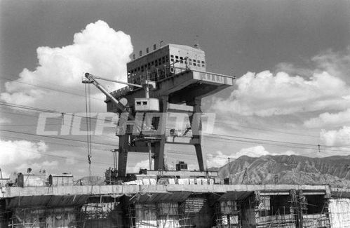 青海龍羊峽水電站七八十年代老照片