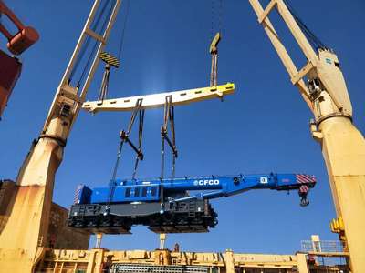 中車高端鐵路起重機首次走出國門，引領中國重工制造國際化新篇章